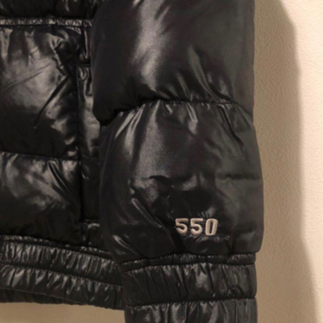 THE NORTH FACE(ザノースフェイス)のS332 キッズ120 黒 550FP ダウンジャケット　たから様専用 キッズ/ベビー/マタニティのキッズ服男の子用(90cm~)(ジャケット/上着)の商品写真