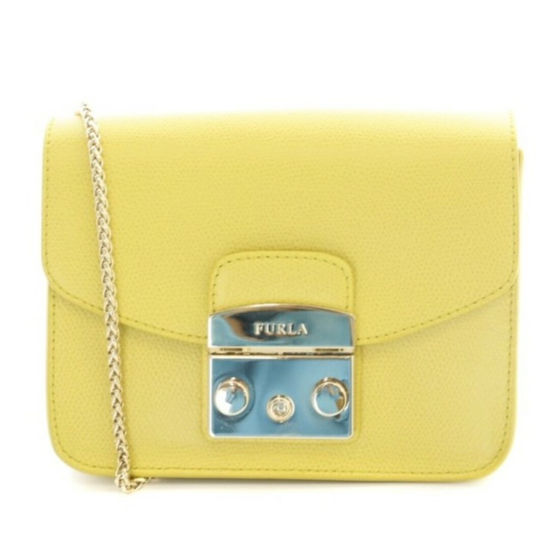 FURLA フルラ メトロポリス チェーンショルダーバッグ　クレージュ