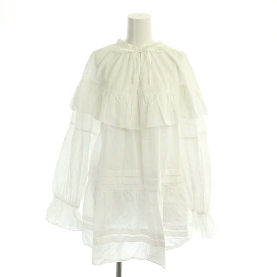 Ameri VINTAGE(アメリヴィンテージ)のAmeri VINTAGE COTTON FRILL TUNIC BLOUSE レディースのトップス(シャツ/ブラウス(長袖/七分))の商品写真