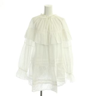 アメリヴィンテージ(Ameri VINTAGE)のAmeri VINTAGE COTTON FRILL TUNIC BLOUSE(シャツ/ブラウス(長袖/七分))