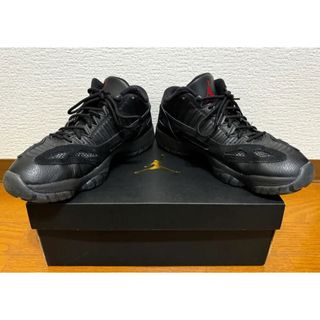 ジョーダン(Jordan Brand（NIKE）)のAIR JORDAN 11 RETRO LOW Black 27.5cm(スニーカー)