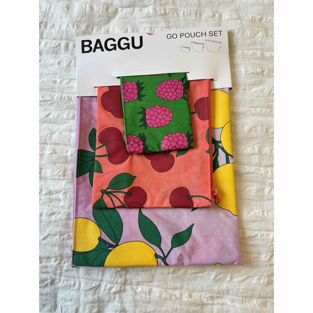 【新品未使用】Baggu バグー go ポーチ フルーツ