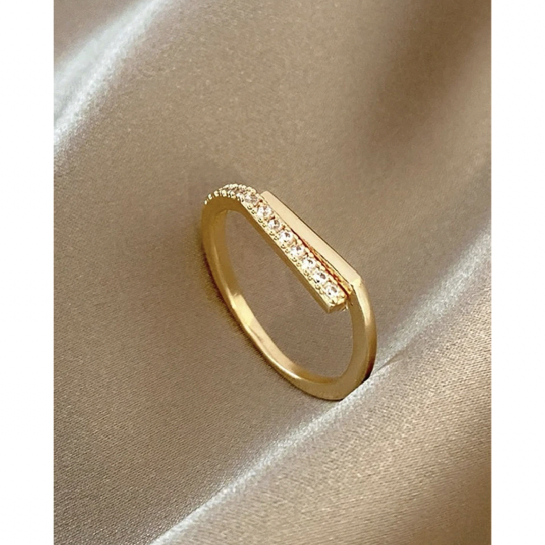 L'Appartement DEUXIEME CLASSE(アパルトモンドゥーズィエムクラス)の【Design gold ring】#072 レディースのアクセサリー(リング(指輪))の商品写真