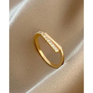 アパルトモンドゥーズィエムクラス(L'Appartement DEUXIEME CLASSE)の【Design gold ring】#072(リング(指輪))