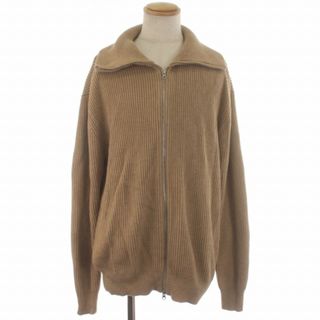 ザラ(ZARA)のザラ ニットカーディガン ジャケット XL 茶 9598/316/704(その他)