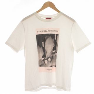 ヒューゴボス(HUGO BOSS)のヒューゴボス HUGO Tシャツ カットソー 半袖 クルーネック S 白(Tシャツ/カットソー(半袖/袖なし))