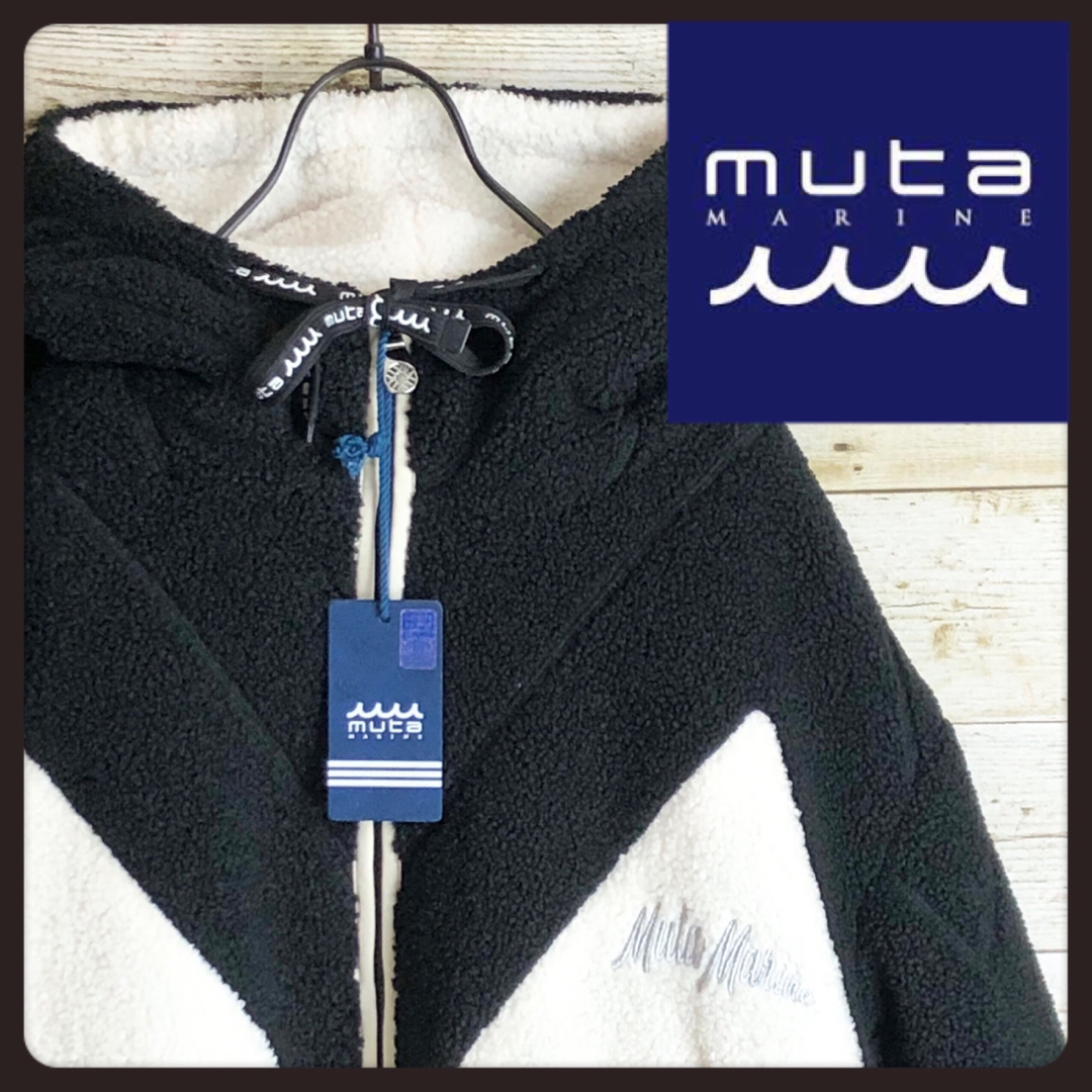 未使用タグ付き muta ムータ フリース ブルゾン ジャケット 刺繍入り 未使用タグ付き muta ムータ フリース ブルゾン ジャケット 刺繍入り