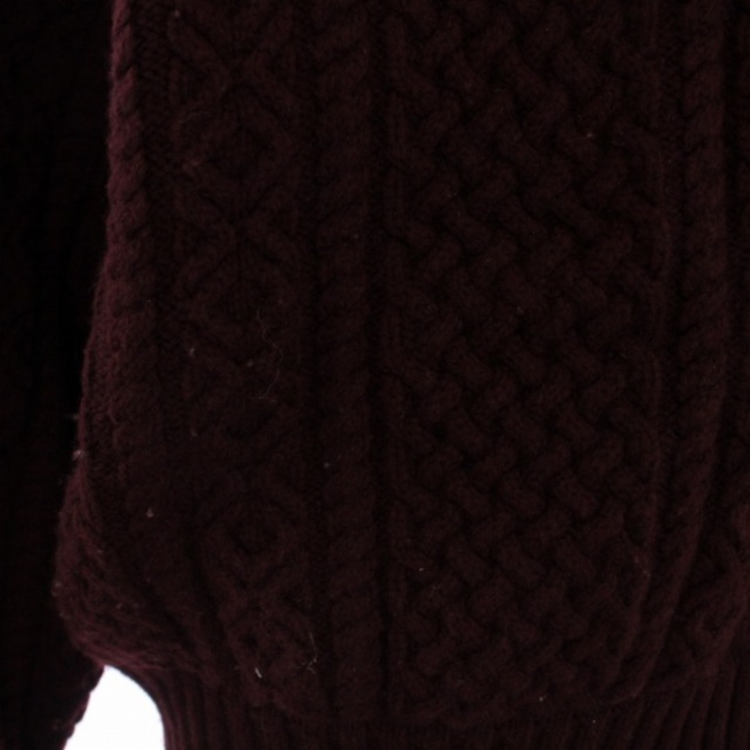 Plage(プラージュ)のプラージュ Plage ニット セーター 長袖 厚手 スキッパー ウール F 茶 レディースのトップス(ニット/セーター)の商品写真