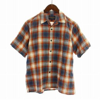 ペンドルトン(PENDLETON)のPENDLETON オープンカラーシャツ カジュアルシャツ 半袖 チェック S(シャツ)
