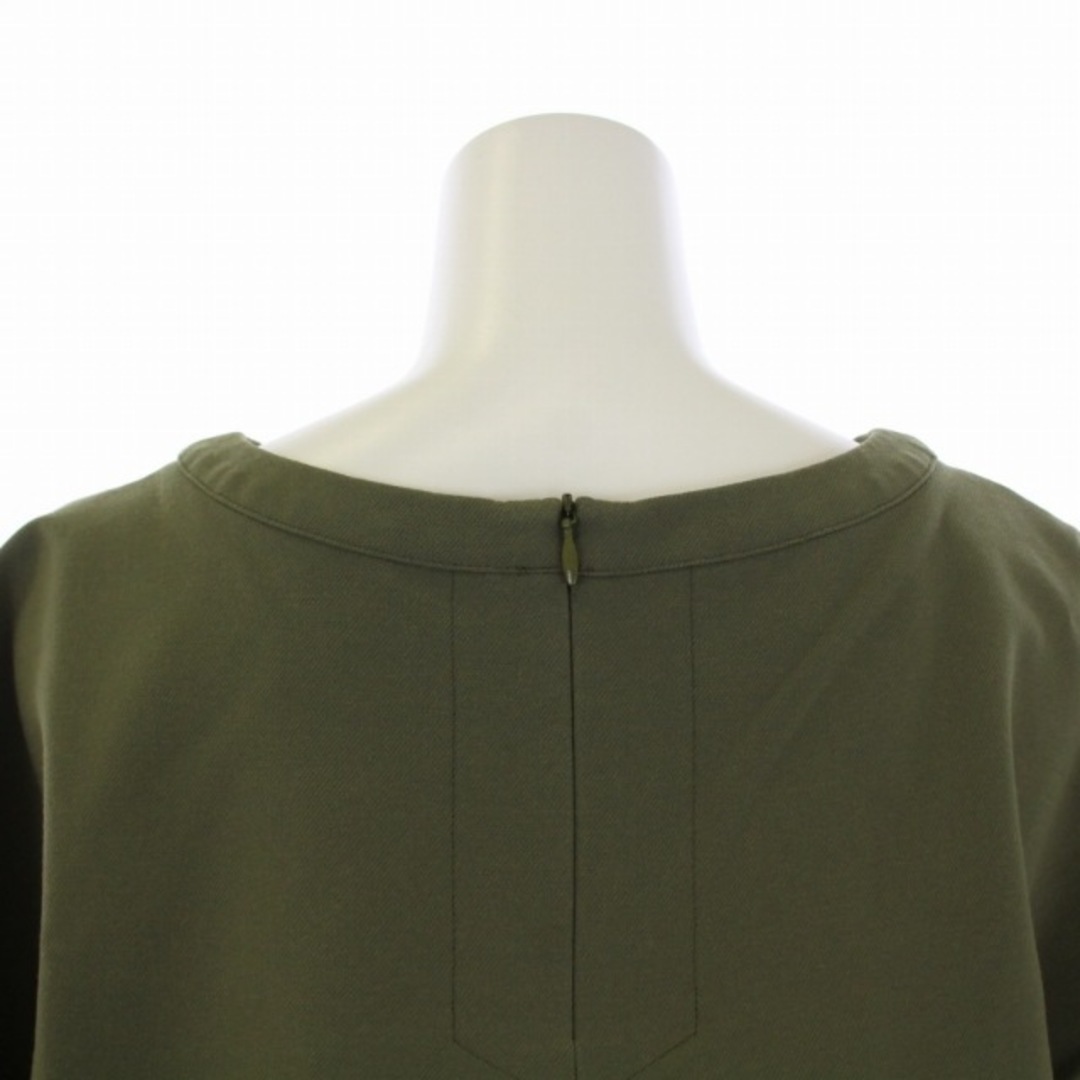 ADORE(アドーア)のアドーア シャツ ブラウス 半袖 クルーネック ナイロン 38 M 緑 レディースのトップス(シャツ/ブラウス(半袖/袖なし))の商品写真