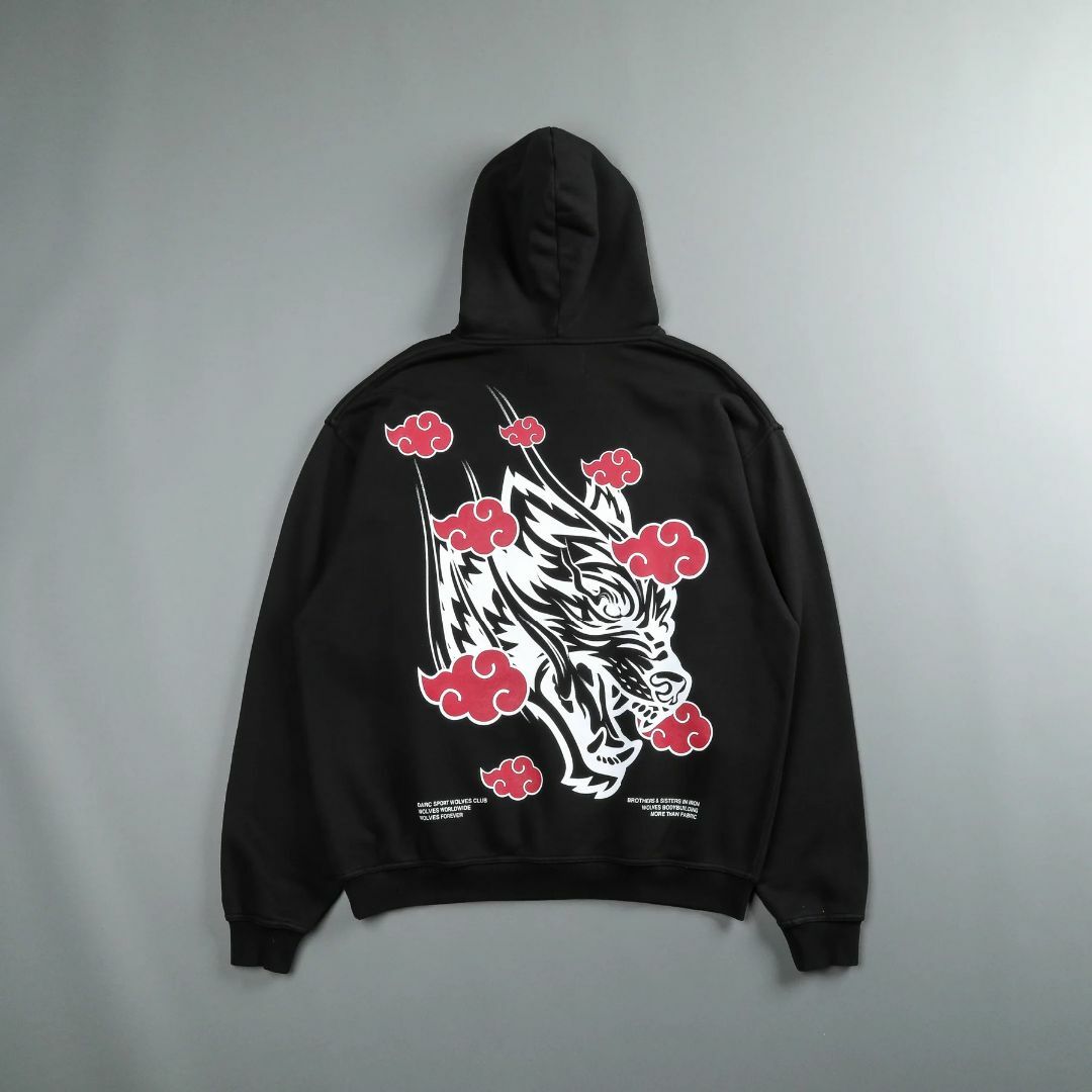 Darc Sport NARUTO CLOUD HOODIE BLACK REDレッド