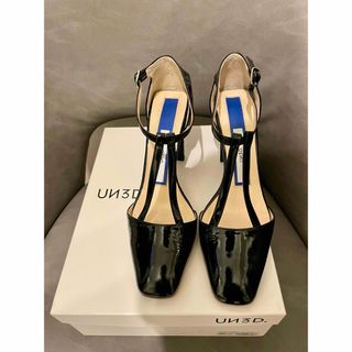 アンスリード(UN3D.)のUN3D ENAMEL DOUBLESTRAP  パンプス(ハイヒール/パンプス)