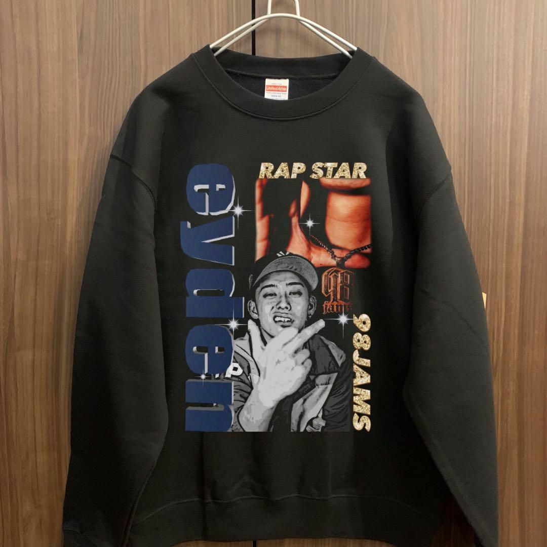 eyden スウェット rap vintage トレーナー ブラック メンズのトップス(スウェット)の商品写真