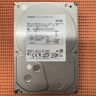 ヒタチ(日立)の☆Hitachi 3.5HDD 640GB #026(PCパーツ)