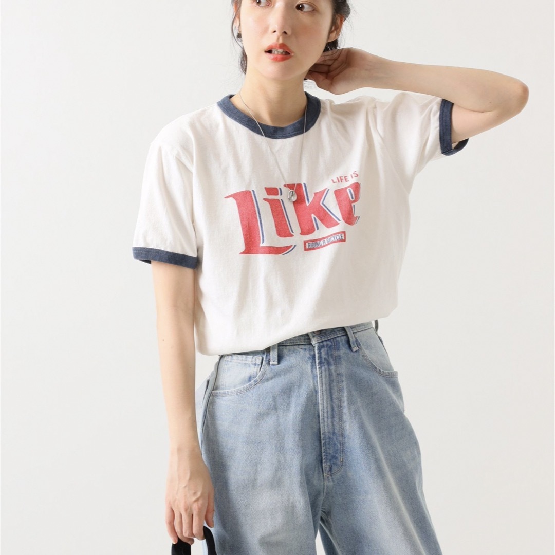 FREAK'S STORE(フリークスストア)のLike リンガーTEE レディースのトップス(Tシャツ(半袖/袖なし))の商品写真