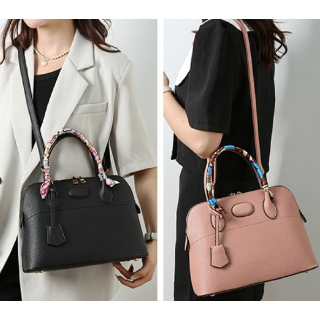 Maria様専用⭐️ボリード風バッグ3点セット-ピンク レディースのバッグ(ショルダーバッグ)の商品写真