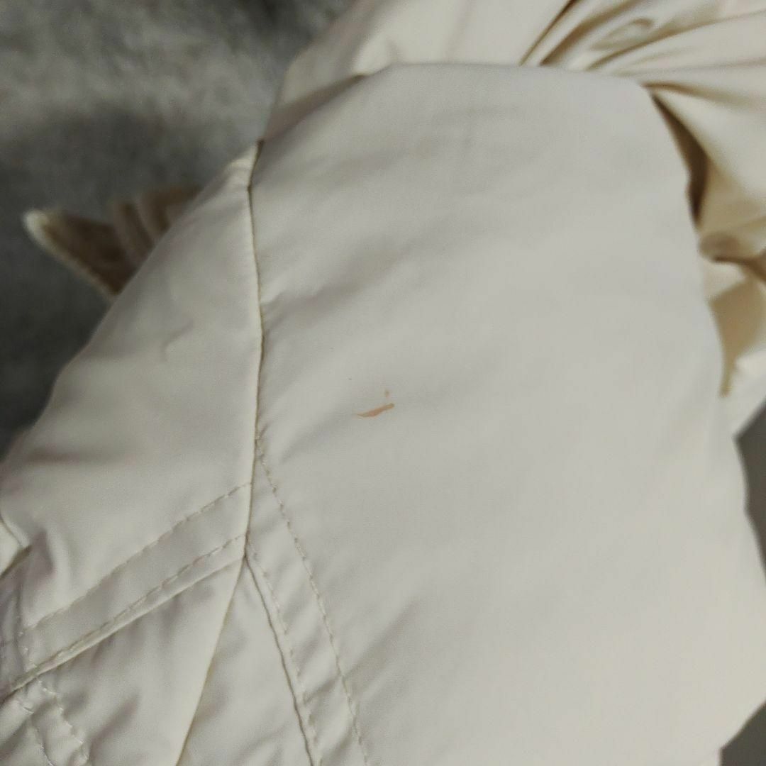 2-18超美品　DKNY　ロングダウンコート　XS　水鳥毛混　オフホワイト レディースのジャケット/アウター(ダウンジャケット)の商品写真