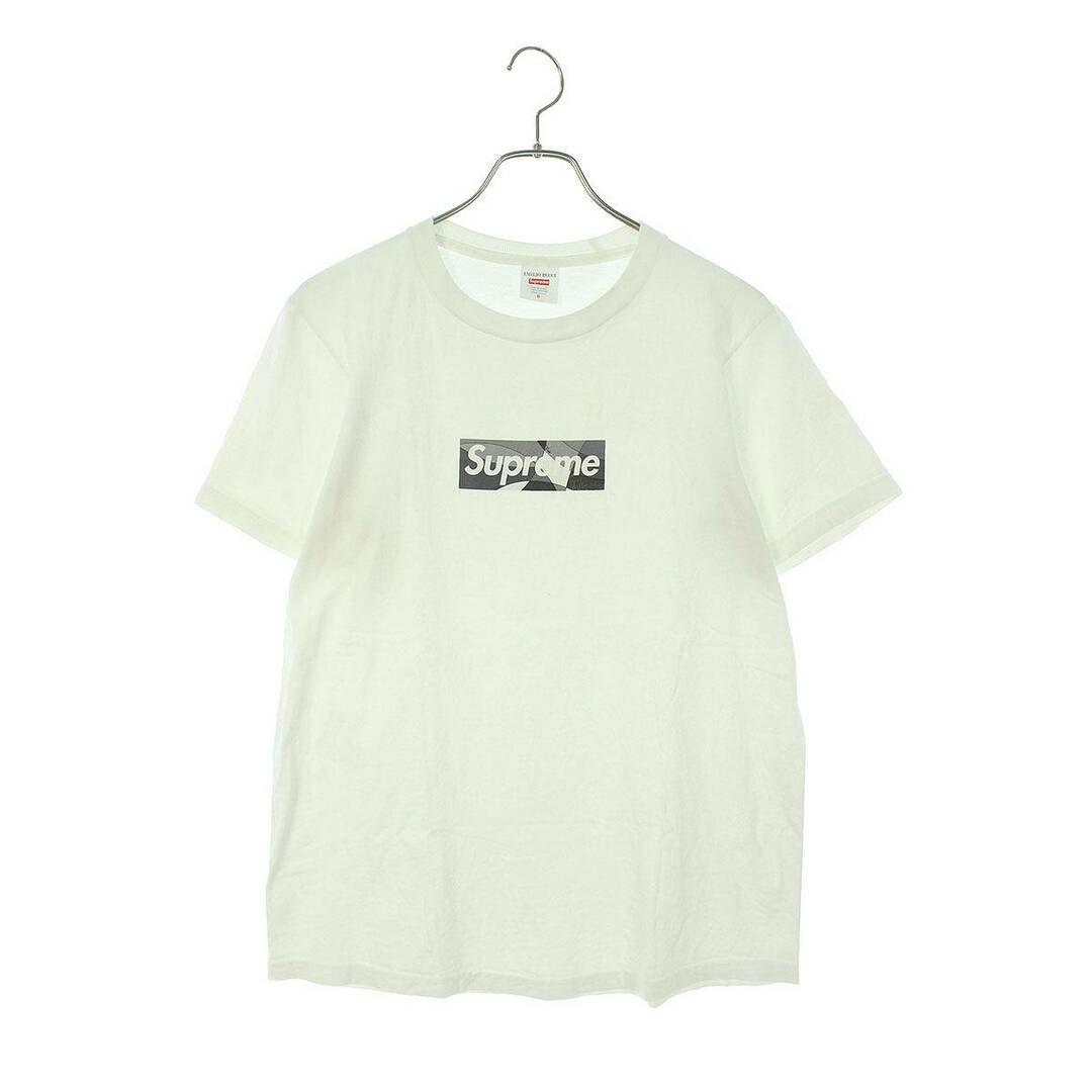 Tシャツ/カットソー(半袖/袖なし)シュプリーム ×エミリオプッチ EMILIO PUCCI  Emilio Pucci Box Logo Tee ボックスロゴTシャツ メンズ S