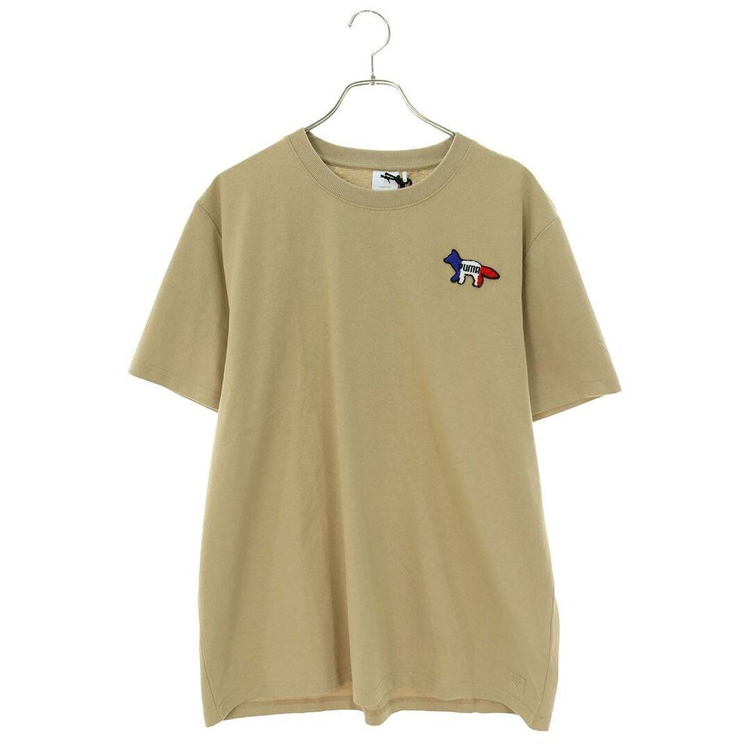 メゾンキツネ ×プーマ PUMA  530434-96 ワッペンTシャツ メンズ MMAISONKITSUNE