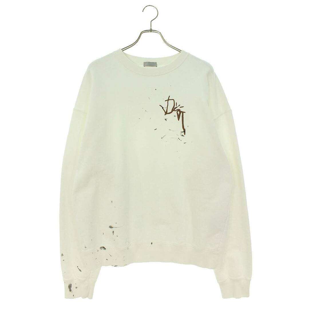 ディオール ×カクタスジャック Cactus Jack 22AW 283J679A0531 ロゴ刺繍オーバーサイズペインタースウェット メンズ XL ※12/28~1/6 発送・問い合わせ遅延