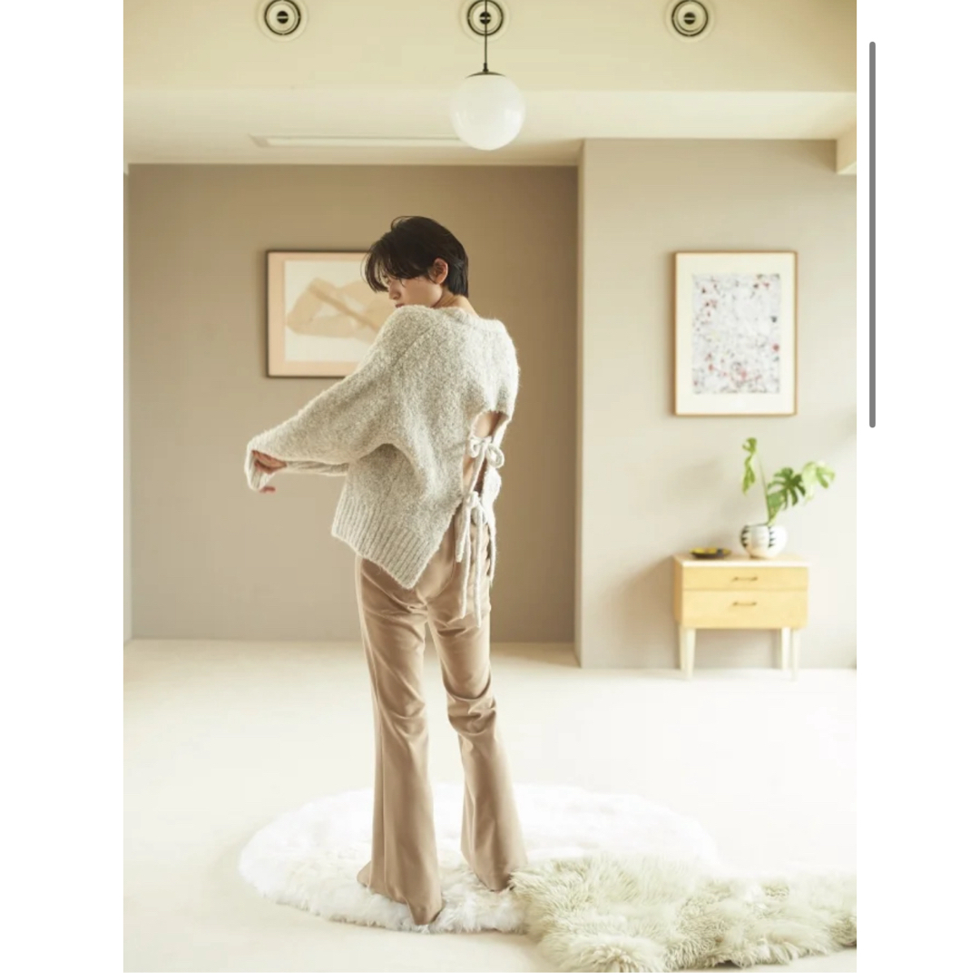 Rosary moon - Rosary moon Poodle Knit Pullover/ Beigeの通販 Rosary moon - Rosary moon Poodle Knit Pullover/ Beigeの通販