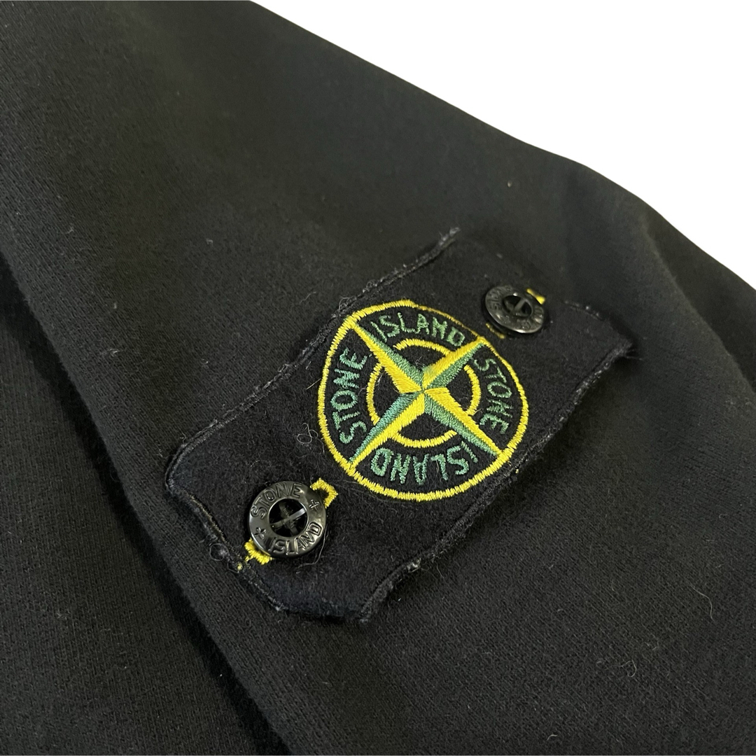 STONE ISLAND(ストーンアイランド)の【2019AW】STONE ISLAND クルーネックスウェット ブラック M メンズのトップス(スウェット)の商品写真