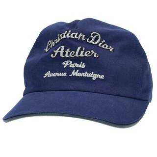 ディオール(Dior)のディオール  933C902L4511 ロゴ刺繍ベースボール帽子 メンズ M(帽子)