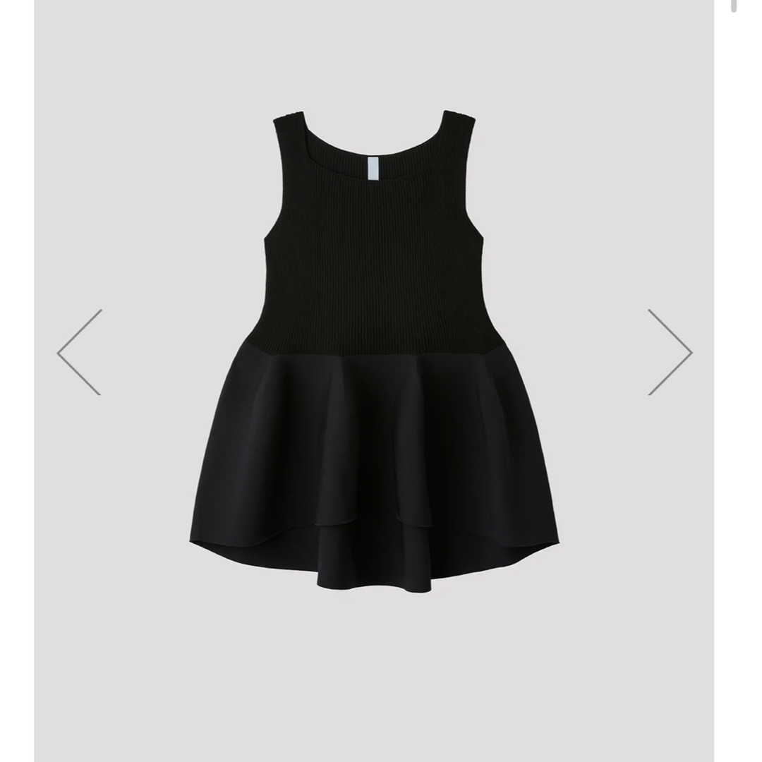 最終価格】POTTERY CUPRO SLEEVELESS TOP 黒 最終価格】POTTERY CUPRO SLEEVELESS TOP 黒