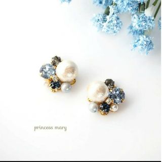 残り1点で販売終了》Blue jewelry bijouピアス(ピアス)