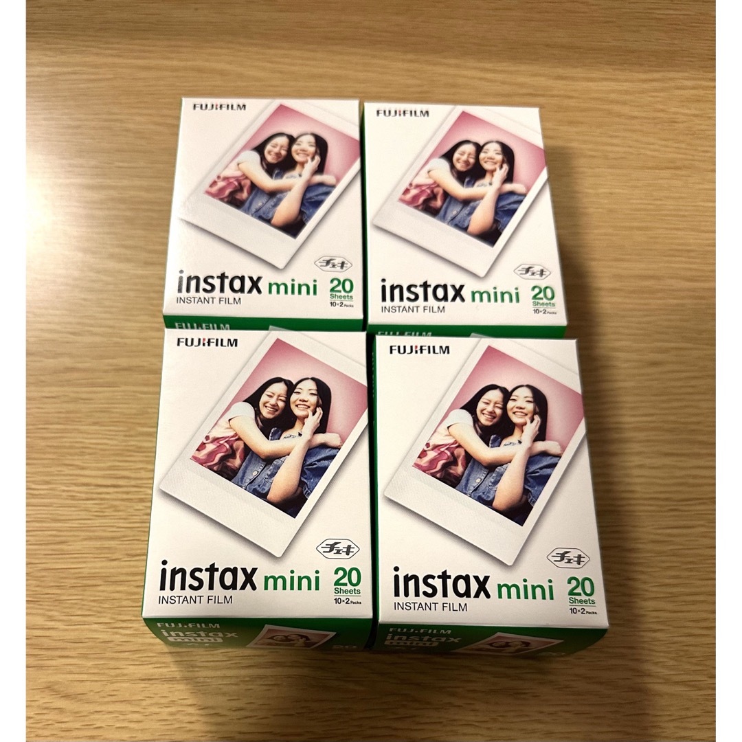 チェキ フィルム INSTAX MINI JP 2パック×４個セット