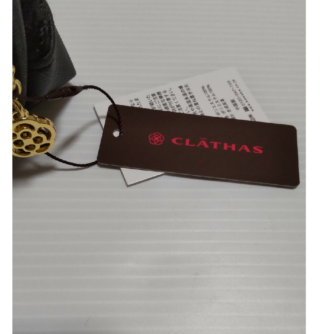 CLATHAS(クレイサス)のCLATHAS  クレイサス  ポーチ  黒 レディースのファッション小物(ポーチ)の商品写真