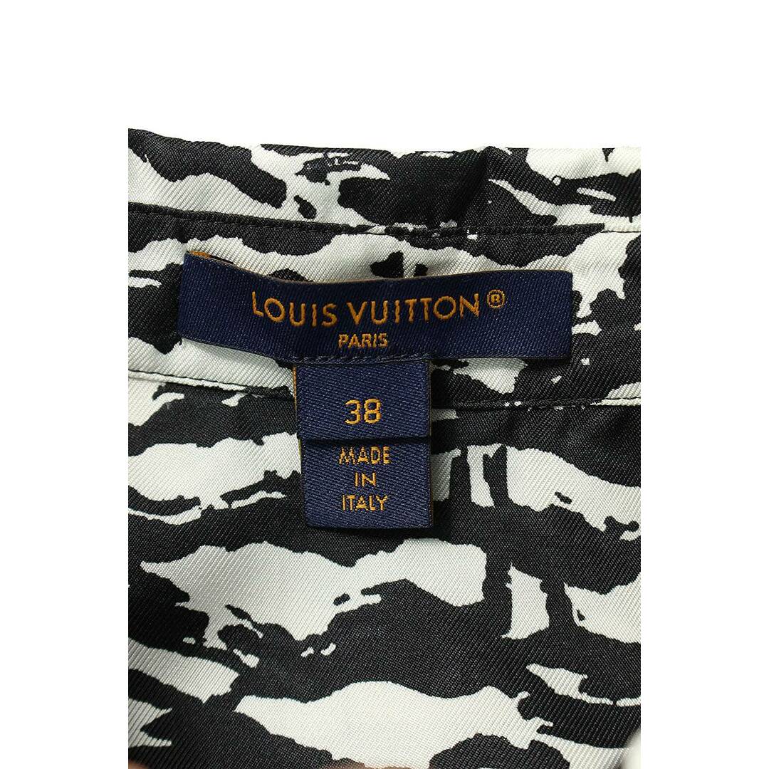 LOUIS VUITTON(ルイヴィトン)のルイヴィトン  24SS  RW241W AEK FPBL42 インクタイガーシルク長袖シャツ レディース 38 レディースのトップス(シャツ/ブラウス(長袖/七分))の商品写真