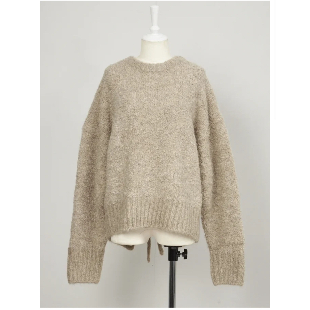 Rosary moon(ロザリームーン)のRosary moon Poodle Knit Pullover/ Green レディースのトップス(ニット/セーター)の商品写真