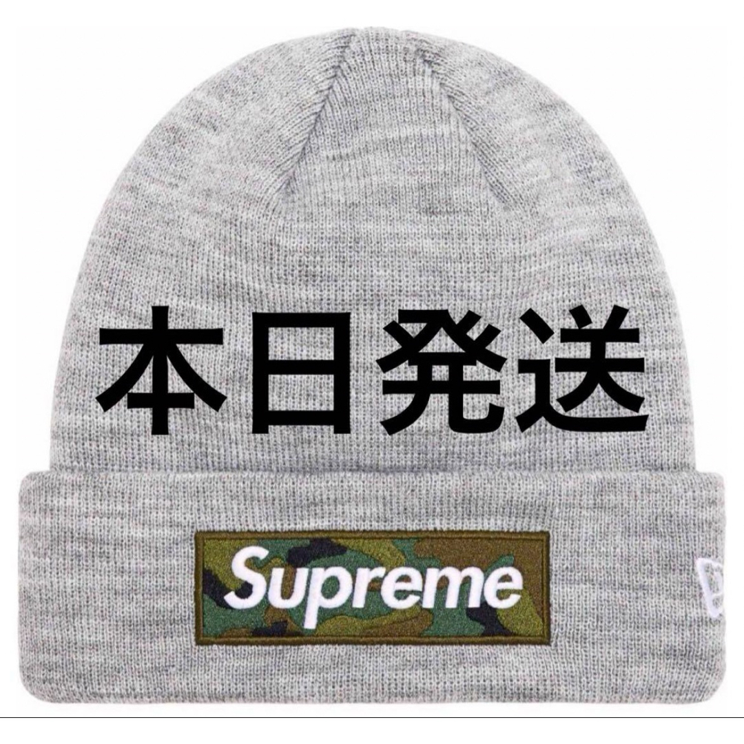 本日発送 Supreme NewEra Box Logo Beanie Greyメンズ