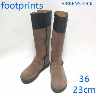 ビルケンシュトック(BIRKENSTOCK)の美品☆Footprints　BIRKENSTOCK　ロング　ツートン　23cm(ブーツ)