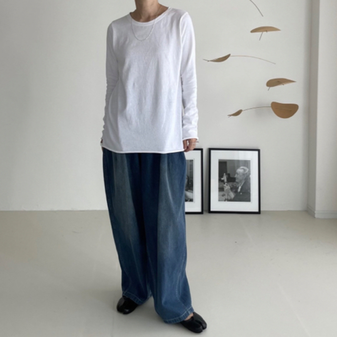 ARGUE(アギュー)のARGUE  COTTON LONG T-SHIRTS/LONG レディースのトップス(Tシャツ(長袖/七分))の商品写真