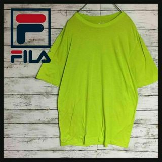 フィラ(FILA)の【人気カラーライムグリーン】フィラ　半袖スポーツTシャツ　Lサイズ H417(Tシャツ/カットソー(半袖/袖なし))