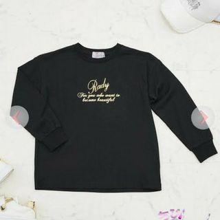 レディー(Rady)のちびRady　新品未使用　s ロゴロングtシャツ(Tシャツ/カットソー)