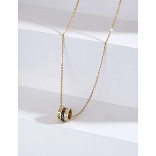 大人気✧︎残り2点 トリプルリングネックレス ネックレス 3連 永瀬廉 れんれん(ネックレス)