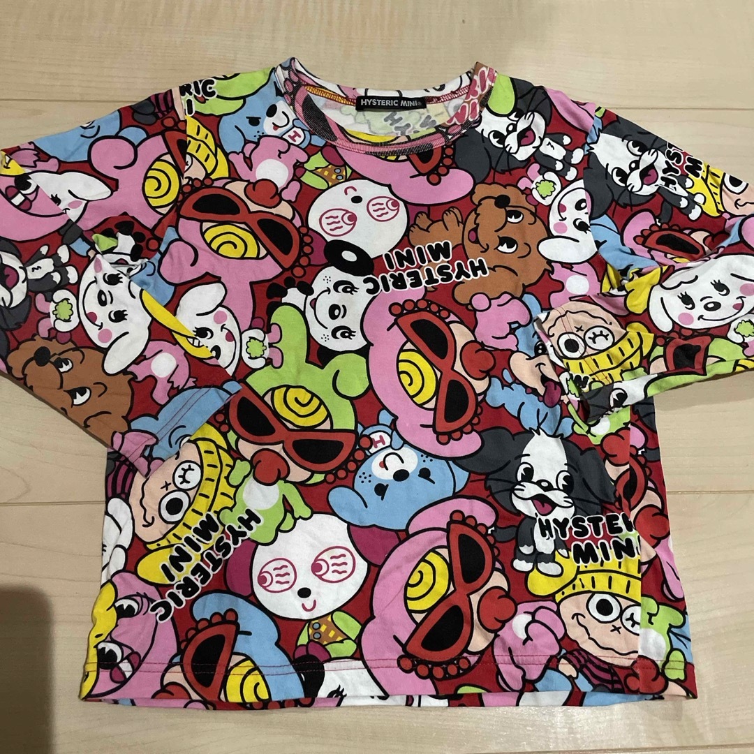 HYSTERIC MINI(ヒステリックミニ)のヒスミニ ロンT 120cm キッズ/ベビー/マタニティのキッズ服女の子用(90cm~)(Tシャツ/カットソー)の商品写真