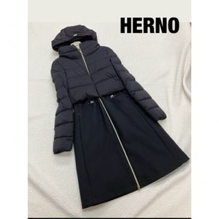 ヘルノ(HERNO)の【美品】ヘルノHERNOダウンコート(ダウンコート)