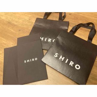 シロ(shiro)のSHIRO 紙袋 箱(ショップ袋)