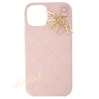 メゾンドフルール(Maison de FLEUR)の♡メゾンドフルール♡モノグラムiPhone14ケース♡ピンク♡新品未使用♡(iPhoneケース)