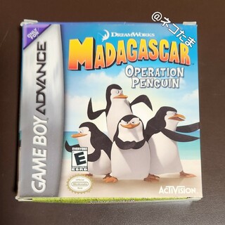 ゲームボーイ(ゲームボーイ)の【当時品・未発売】GBAソフト　マダガスカル　ペンギン Madagascar(家庭用ゲームソフト)