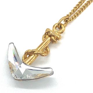 スワロフスキー(SWAROVSKI)のSWAROVSKI ネックレス 錨 イカリ クリスタルメモリーズ ゴールドカラー(ネックレス)