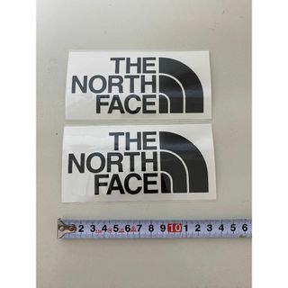 ザノースフェイス(THE NORTH FACE)の新品未使用 ノースフェイス TNF カッティングステッカー ブラック 2枚セット(その他)