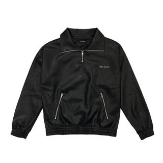 Rick Owens - 【即完売品】LAST NEST LEATHER HALF ZIP 