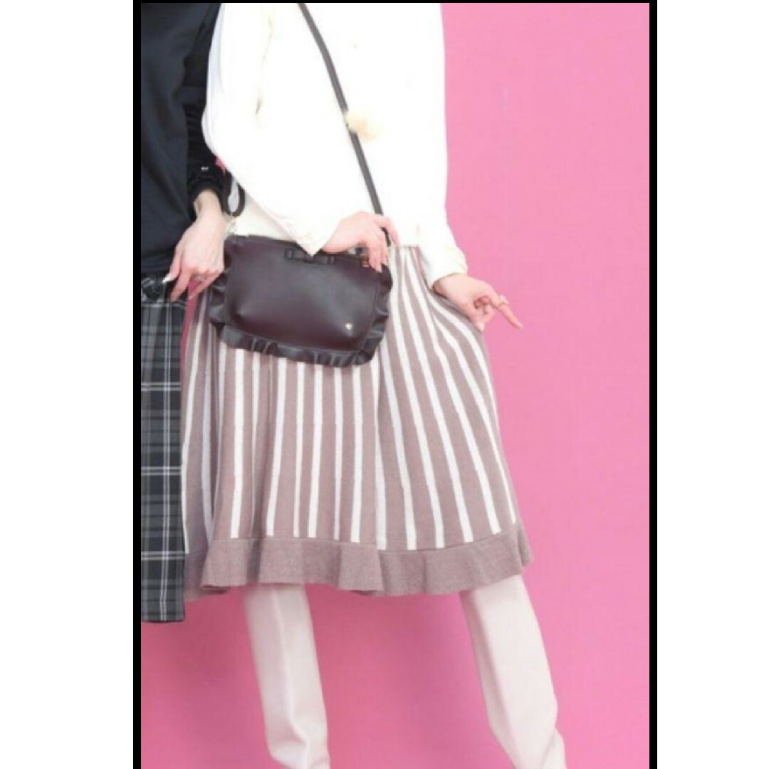 新品未使用☆&LOVEライングラデーション フェミニンニットスカート レディースのスカート(ロングスカート)の商品写真