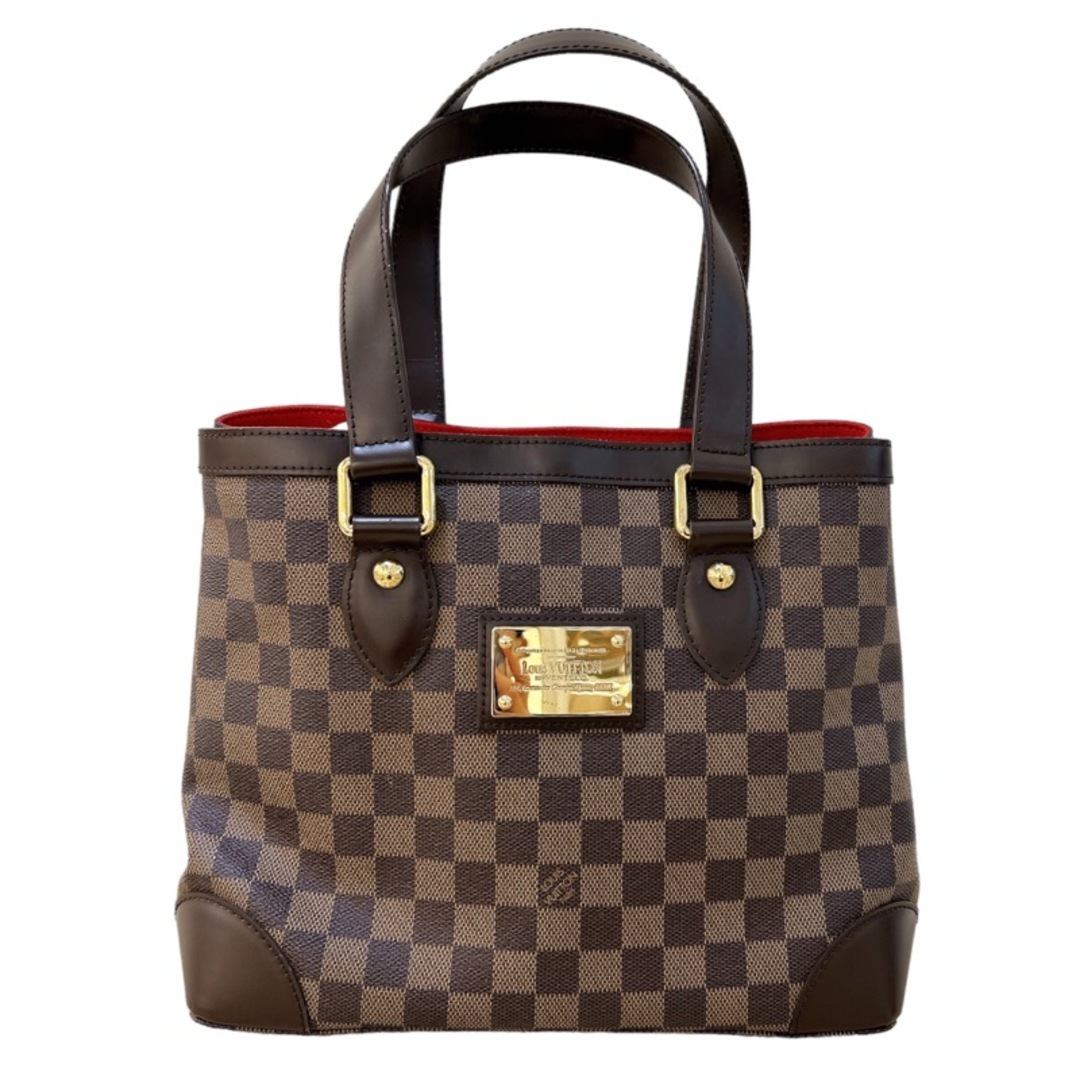 ルイ・ヴィトン LOUIS VUITTON ハムステッドPM N51205 ブラウン　ゴールド金具 ダミエ レディース トートバッグ約24cmマチ