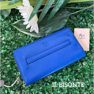 イルビゾンテ☆新品 ☆IL BISONTE  レザー 長財布/ブルー